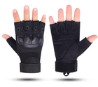 Тактичні, штурмові безпалі рукавички (велоперчатки, мотоперчатки) TG-04 Black M - зображення 2