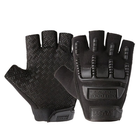Штурмові тактичні рукавички без пальців (універсальний розмір) Чорний - зображення 1