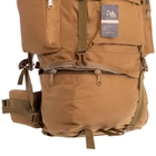 Рюкзак тактический рейдовый каркасный SILVER KNIGHT 65 литров TY-065 нейлон, оксфорд 900D коричневый - изображение 5