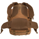 Рюкзак тактический рейдовый каркасный SILVER KNIGHT 65 литров TY-065 нейлон, оксфорд 900D коричневый - изображение 14