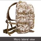 Армейский камуфляжный тактический рюкзак 48x32x15 см зеленый 50401 - изображение 4