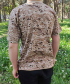 Тактическая футболка Flas-1; XXXL/58р; 100% Хлопок. Пиксель/песочный. Армейская футболка Флес. Турци - изображение 7
