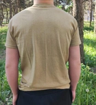 Тактическая футболка Flas-3; L/52р; Стрейч-кулир. Кайот. Армейская футболка Флес. Турция. - изображение 7