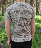 Тактична футболка Flas-1; XXXL/58р; 100% бавовна. Піксель / зелений. Армійська футболка Флес. Туреччина - зображення 7