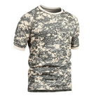 Тактична футболка Flas-1; М/50р; 100% бавовна. Піксель / зелений. Армійська футболка Флес. Туреччина. - зображення 2