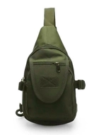 Тактическая городская сумка через плечо A32, олива - изображение 1