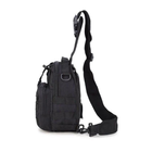 Рюкзак сумка тактична військова HLV 600D Black - зображення 3
