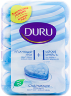Туалетное мыло Duru 1+1 с морскими минералами и увлажняющим кремом 4 х 80 г (8690506517809)