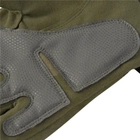 Тактические беспалые перчатки (велоперчатки, мотоперчатки) Eagle Tactical ET-01 Green Размер L - изображение 7