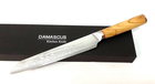 Нож слайсер Damascus DK-OK 4003 AUS-10 дамасская сталь 67 слоев лезвие 20 см - изображение 1