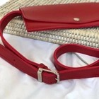 Женская поясная сумка ROMASHKA 2332 Красная (1030027030010) - изображение 3
