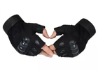 Безпальні військові рукавички (похідні, армійські, захисні, мисливські) Чорний Розмір: XL (23998eded)(LIVE) - зображення 2
