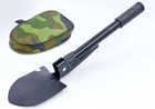 Туристическая походная лопата Универсальная военная походная туристическая саперная стальная складная лопата 5 в 1 VST - изображение 6