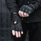 Тактичні рукавички Чорні L - зображення 1