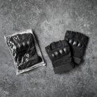 Тактичні рукавички Чорні L - зображення 7