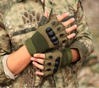 Рукавиці тактичні Oakley безпалі армійські Green M - зображення 3