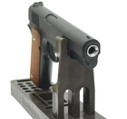 Страйкбольный спринговый пистолет Galaxy Classic Colt M1911 с кобурой на пульках BB 6 мм металлический коричневый - изображение 4