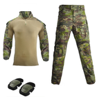 Тактичний костюм HAN WILD G3 Убакс та Штани із захистом колін XL Зелений Камуфляж HWG00268-1 - зображення 1
