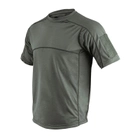Военная тактическая футболка с велкро Tru-Spec Men's OPS Tac T-Shirt 4289 Medium, Олива (Olive) - изображение 1