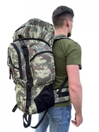 Рюкзак тактичний 85л ЗСУ, рюкзак військовий камуфляж, туристичний похідний рюкзак ЗСУ 85 літрів - зображення 5