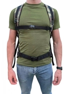 Рюкзак тактичний 85л ЗСУ, рюкзак військовий камуфляж, туристичний похідний рюкзак ЗСУ 85 літрів - зображення 6