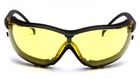 Тактические очки с диоптрической вставкой в комплекте Pyramex V2G amber желтые - изображение 4