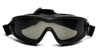 Тактичні окуляри-маска з діоптрійною вставкою в комплекті Pyramex V2G-XP (gray) (insert) сірі - зображення 3