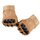 Перчатки тактические COMBAT без пальцев размер XL летние цвет песочный штурмовые - изображение 5