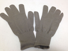 Военные зимние шерстянные перчатки утеплители армии США USGI Wool Glove Inserts Liners CW Lightweight Grey (Сірий) - изображение 4