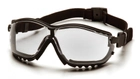 Тактичні окуляри з діоптрійною вставкою у комплекті Pyramex V2G clear прозорі - зображення 3