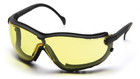 Тактичні окуляри з можливістю установки диоптрической вставки Pyramex V2G amber жовті - зображення 5