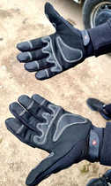 Тактичні рукавички захисні для армії ЗСУ Військова Тактичні рукавички для армії Ураїни Чорний L - зображення 2