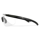 Баллистические очки для стрельбы Wiley X SABRE ADV Clear Matte Black Frame 2 линзы с сумкой и шнурочком - изображение 7
