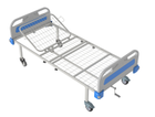 Кровать медицинская функциональная АТОН КФ-2-МП-БП-К125 с пластиковыми быльцами и колесами 125 мм - изображение 1