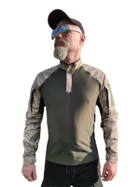 Военная тактическая рубашка убакс Размер 3XL (56-58) 120159 хаки - изображение 3