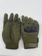 Тактичні рукавиці Хакі Без Бренду (M) - зображення 1