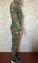 Тактичний костюм COMBAT, штани + сорочка, колір хакі, найкраща якість, Туреччина - зображення 4