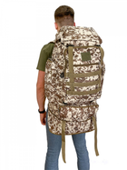 Рюкзак тактичний 80л піксель, рюкзак військовий камуфляжний, тактичний рюкзак похідний - зображення 1