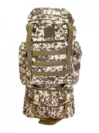Рюкзак тактичний 80л піксель, рюкзак військовий камуфляжний, тактичний рюкзак похідний - зображення 2