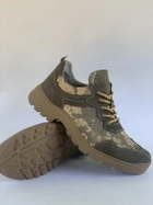 Тактические камуфляжные кроссовки под форму для ЗСУ пиксель олива 43 28.5 см (11110781)