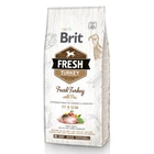 Сухой корм Brit Fresh Light Fit & Slim для взрослых, пожилых собак с индейкой и горошком