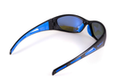 Очки поляризационные BluWater Buoyant-2 Polarized (G-Tech blue) синие зеркальные - изображение 4