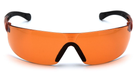 Очки защитные открытые (тактические) Pyramex Provoq (orange) оранжевые - изображение 2