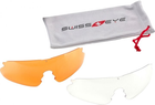 Тактичні військові сонцезахисні окуляри Swiss Eye Raptor + нейлоновий чохол Black - зображення 3