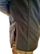 Тактическая мужская куртка Куртка Softshell Combat, Олива M - изображение 6