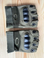 Перчатки тактические открытые OAKLEY беспалые XL Хаки - изображение 4