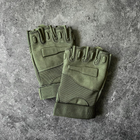 Тактичні рукавички, безпалі, без накладки, Олива XL - зображення 8