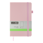 Книга записна Buromax Etalon 125х195мм 96 аркушів чистый блок обкладинка зі штучної шкіри рожева (BM.291060-10)