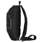 Ozuko 9223 Камуфляж универсальный, тактический рюкзак с одной лямкой, антивандальной защитой, влагостойкий - изображение 3