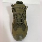 Тактичні кросівки олива Vogel, літні військові кросівки полегшені, кросівки для ЗСУ армійські (40-45 р. Нубук) Розмір 44 - зображення 2